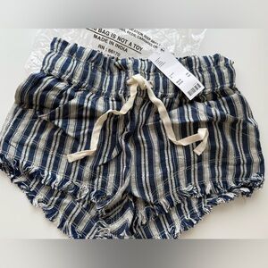 NWT Urban Outfitters Blue and White Striped Women Shorts